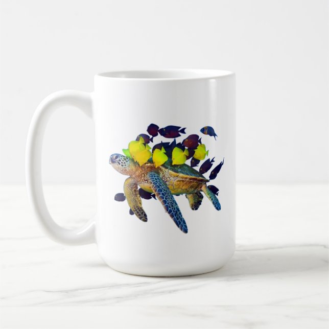 Havssköldpadda kaffemugg (Vänster)