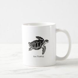 Havssköldpadda (Kemps Ridley) Kaffemugg