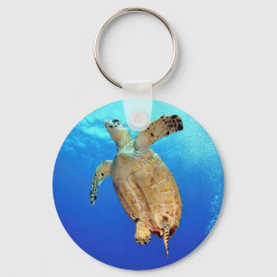 Havssköldpadda Keychain Nyckelring