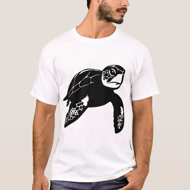 havssköldpadda Kopiera - Kopiera T Shirt (Framsida)