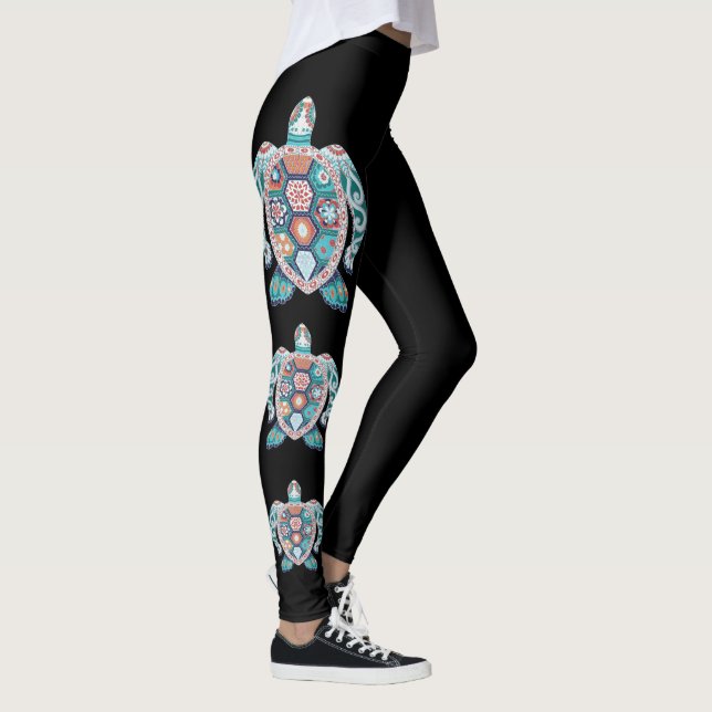 Havssköldpadda Leggings (Höger)