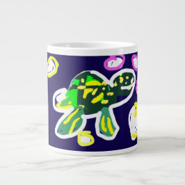 Havssköldpadda leker jumbo mugg