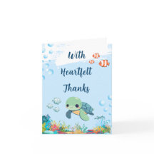 Havssköldpadda Liten Kläckning Baby Shower 