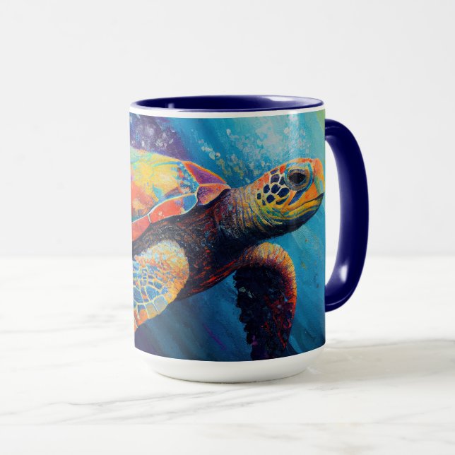 Havssköldpadda Mugg (Framsida höger)