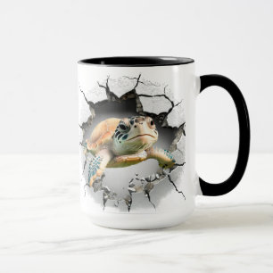 havssköldpadda mugg
