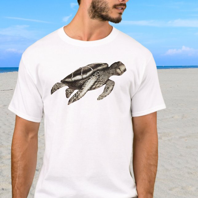 Havssköldpadda Ocean Älskare T Shirt (Skapare uppladdad)