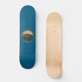 Havssköldpadda Ocean Blå Skateboard