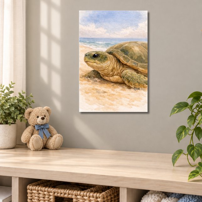 Havssköldpadda Ocean Strand Poster (Skapare uppladdad)