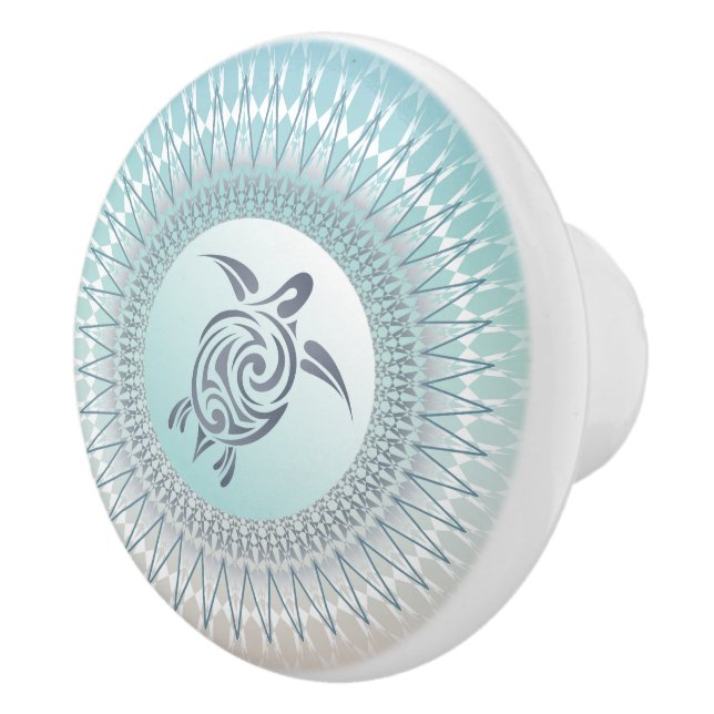 Havssköldpadda och Mandala Nautical Knopp (Höger)