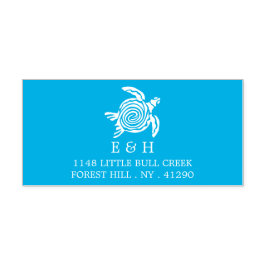 Havssköldpadda Självfärgande Stämpel