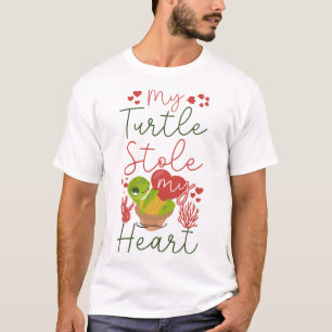Havssköldpadda Sköldpadda Alla Hjärtans Dag Kopier T Shirt