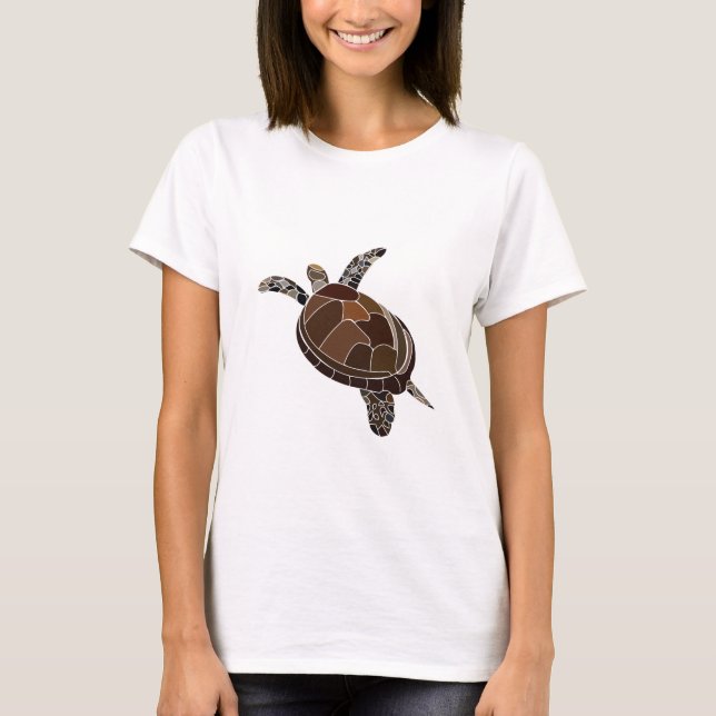 Havssköldpadda T Shirt (Framsida)