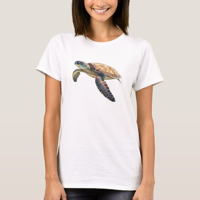 Havssköldpadda T-Shirt (Framsida)