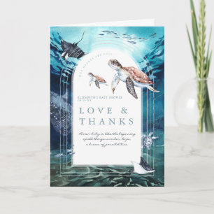 Havssköldpadda Tack för babyskor