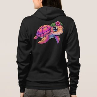 Havssköldpadda Vuxen Dragkedja T Shirt
