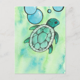 Havssköldpadda Vykort