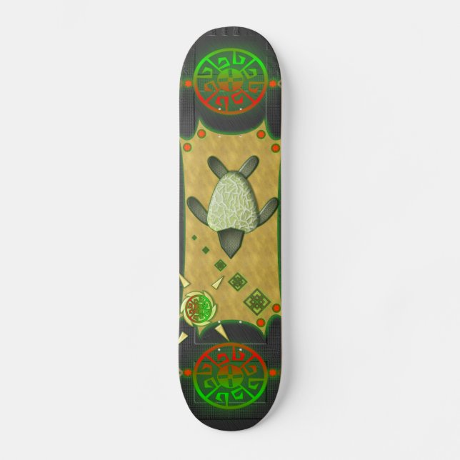 HavssköldpaddaSkateboard Skateboard Bräda 20,5 Cm (Framsida)