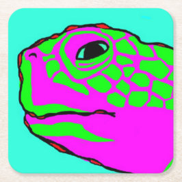 Havssköldpaddaunderlägg Underlägg Papper Kvadrat