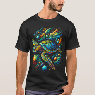 Havssköldpaddestrand Älskare Ocean T Shirt