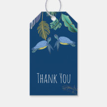 Havssköldpaddor Bröllop Blue Gult Gift Märkres