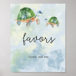 Havssköldpaddor - Favor Poster