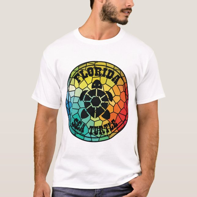 Havssköldpaddor i Florida delstaten T Shirt (Framsida)