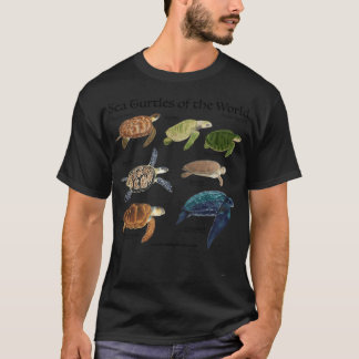 Havssköldpaddor i Världen vänner T Shirt