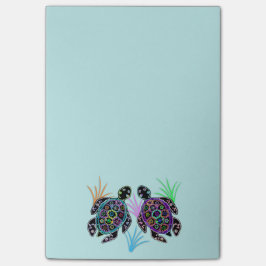 Havssköldpaddor Postar-it® noterar Post-it Block