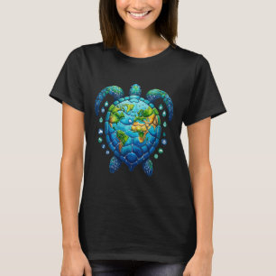 Havssköldpaddsdagen Havsdjur Kvinnor i Manar Sea T Shirt
