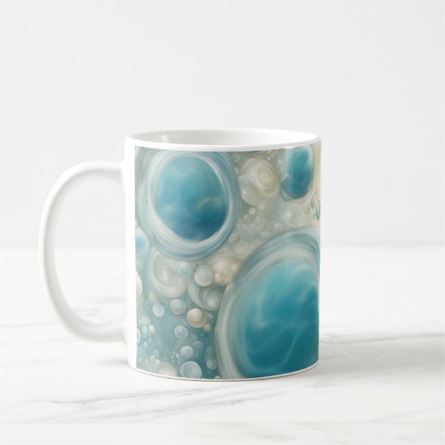 Havsskum Bubblor Kaffemugg (Vänster)
