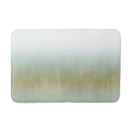 Havsskum Guld Vit Elegant Strand Modern Kust Badrumsmatta