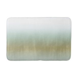 Havsskum Guld Vit Elegant Strand Modern Kust Badrumsmatta