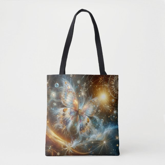 Havsskum Vibrerande Celestial Fjäril Tygkasse (Framsida)