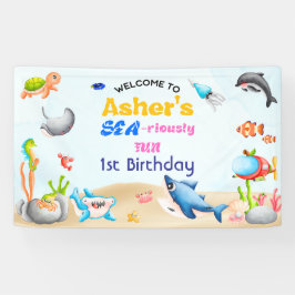 Havsskyddad Roligt Ocean Protector Bday Party Deco