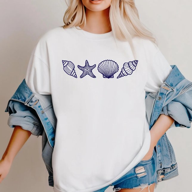 Havssnäcka Sommardam T Shirt (Skapare uppladdad)
