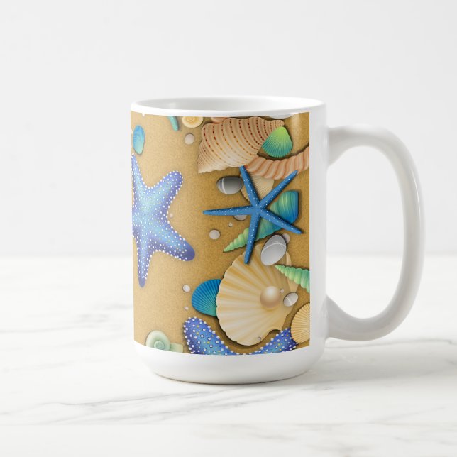 Havssnäcka strandmugg kaffemugg (Höger)