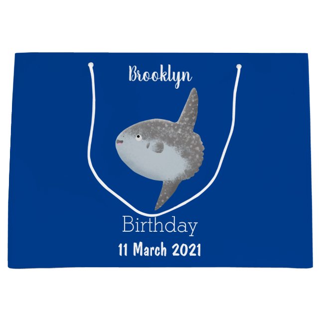 Havssolfångarmola, söt tecknad (Framsidan)