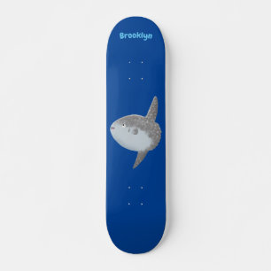 Havssolfångarmola, söt tecknad mini skateboard bräda 18,5 cm