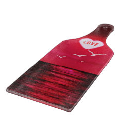 Havssolnedgång i Kärlek Heart Romantic