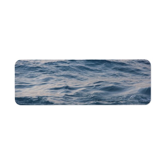 Havsstängsel vatten returadress etikett (Framsidan)