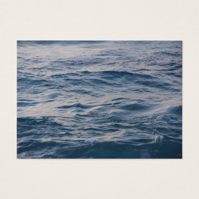 Havsstängsel vatten visitkort (Framsidan)