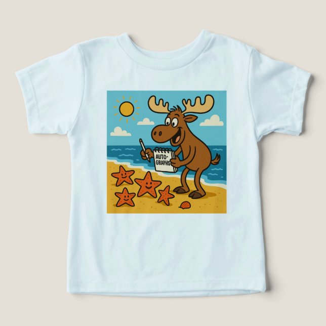 Havsstjärna Superstar – Berömd Beach T-shirt för b (Design Framsida)