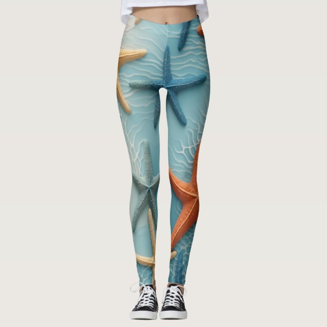Havsstjärnor Leggings (Framsida)