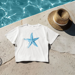 Havsstjärnor, sjöliv grafik t shirt