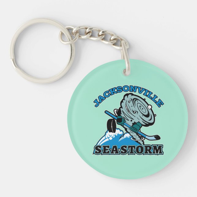 Havsstormlogotyp Keychain (Framsidan)