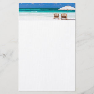 Havsstrand Brevpapper