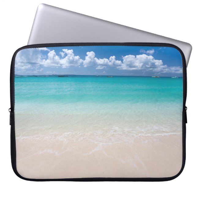 Havsstrand Laptop Fodral (Framsidan)