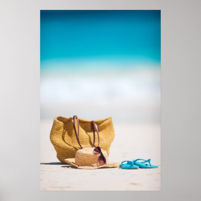 Havsstrand Poster (Framsidan)