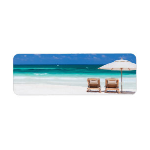 Havsstrand Returadress Etikett