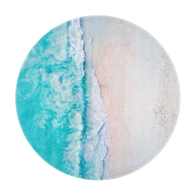 Havsstrand, vackert landskap, resetema. (Framsidan)